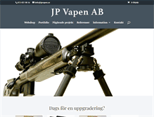 Tablet Screenshot of jpvapen.se